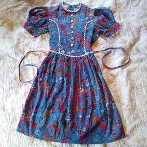 1970s Vintage JCPenney Prairie Dress 12